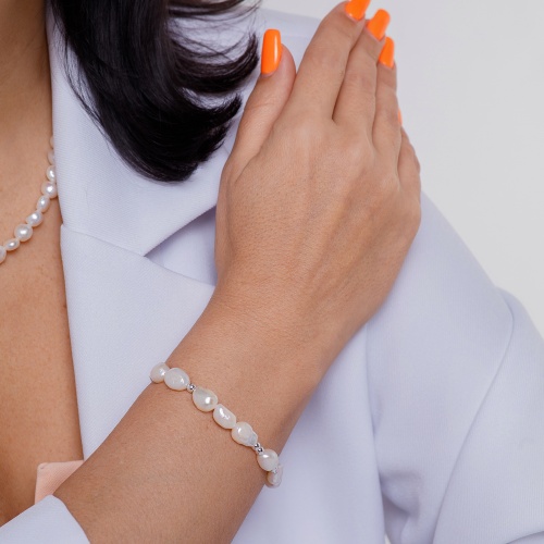 Браслет Fiore Luna Perle, LB5092 BW/S фото 4